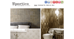 Desktop Screenshot of porticotile.com