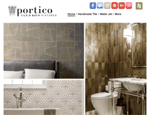 Tablet Screenshot of porticotile.com